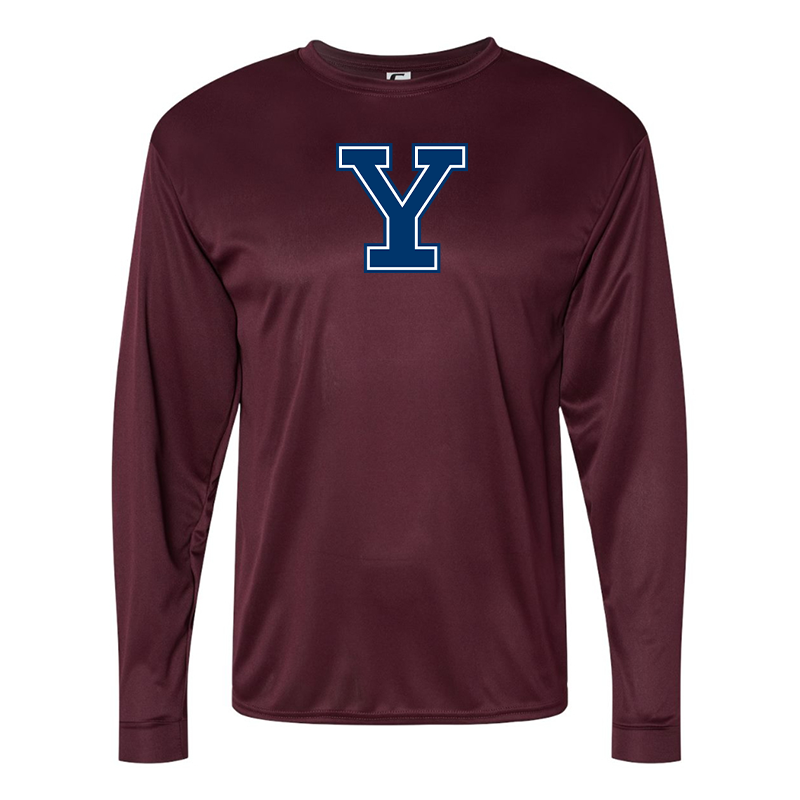Men's Yale Bulldogs Performance Long Sleeve T-Shirt
